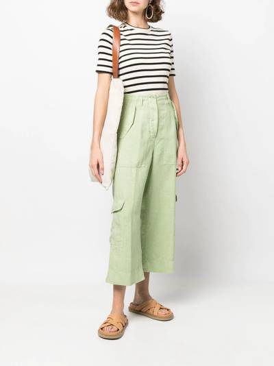 Aspesi cropped straight-leg trousers outlook