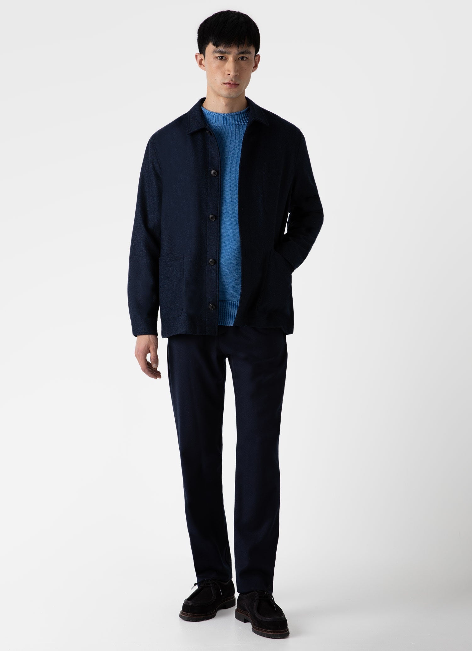 English Merino Fisherman Jumper - 3