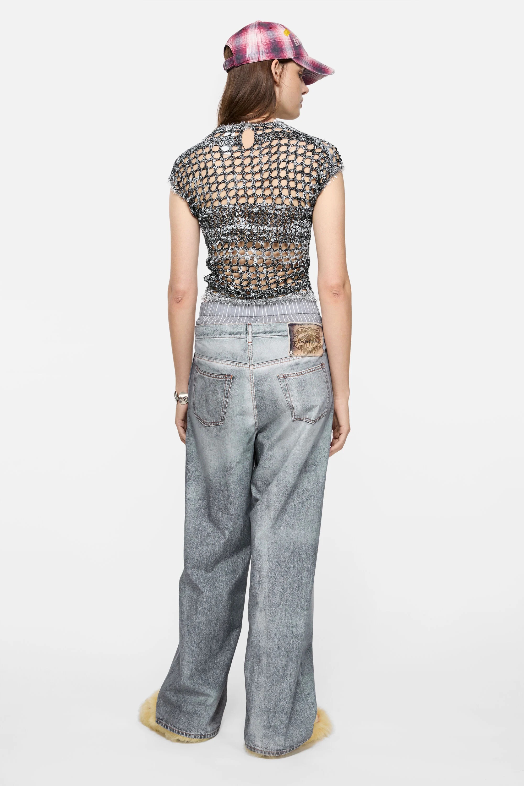 Printed trousers - Grey - 3