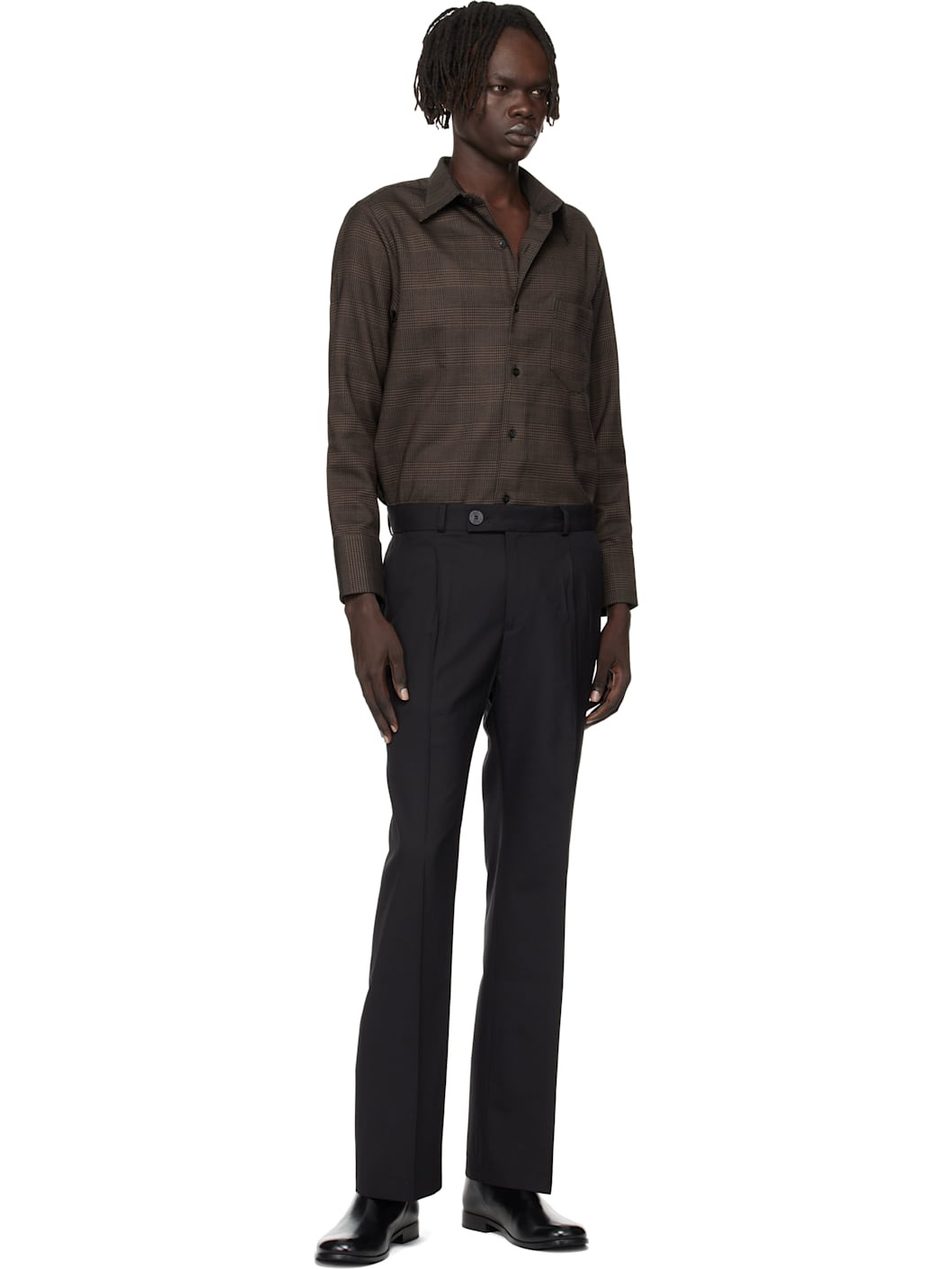 Brown Classic Shirt - 5