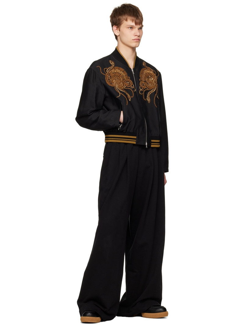 Dries Van Noten Black Platform Derbys outlook
