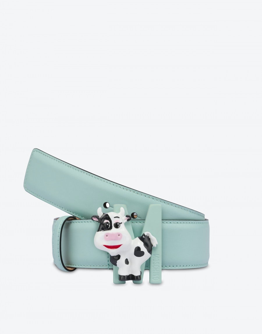 M BABY COW CALFSKIN BELT - 3