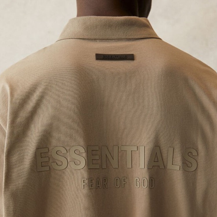Fear of God Essentials SS21 Polo Shirt 'Moss' FOG-SS21-583 - 7