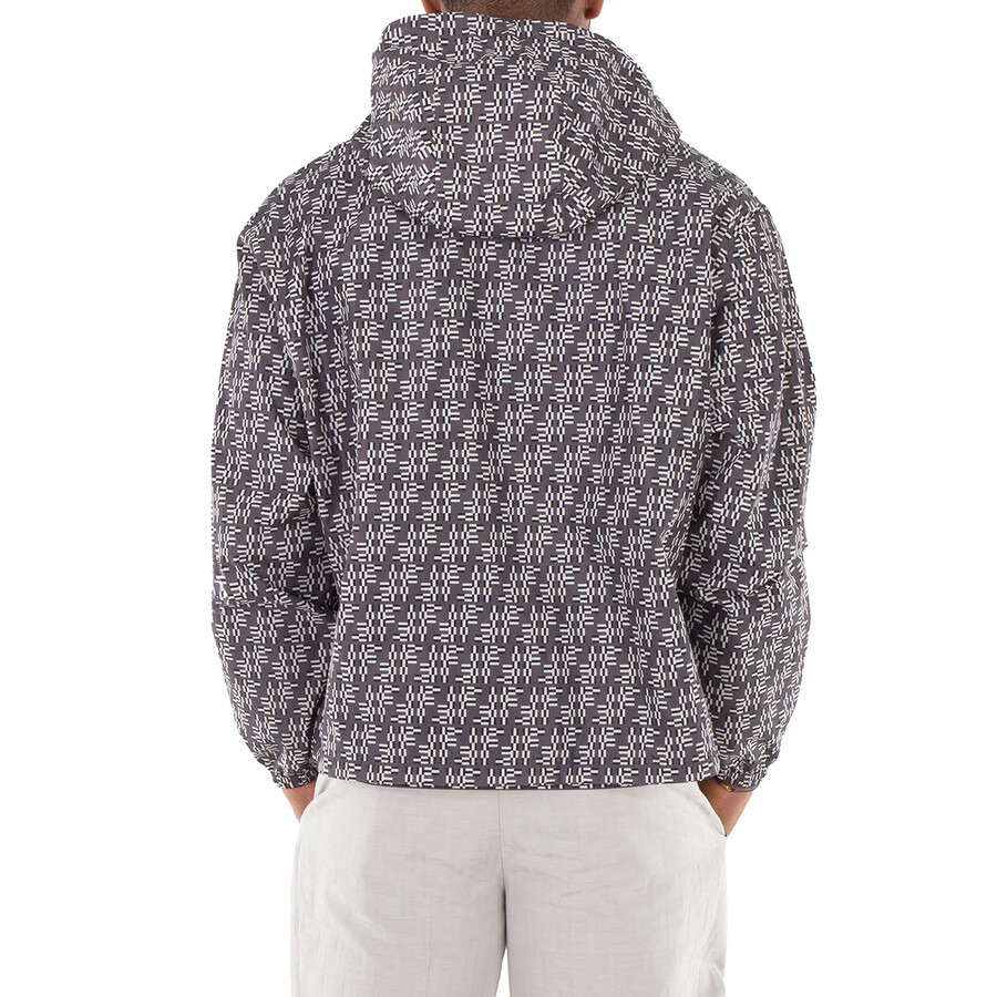 Fendi Monogram Jacquard Hooded Jacket - 3