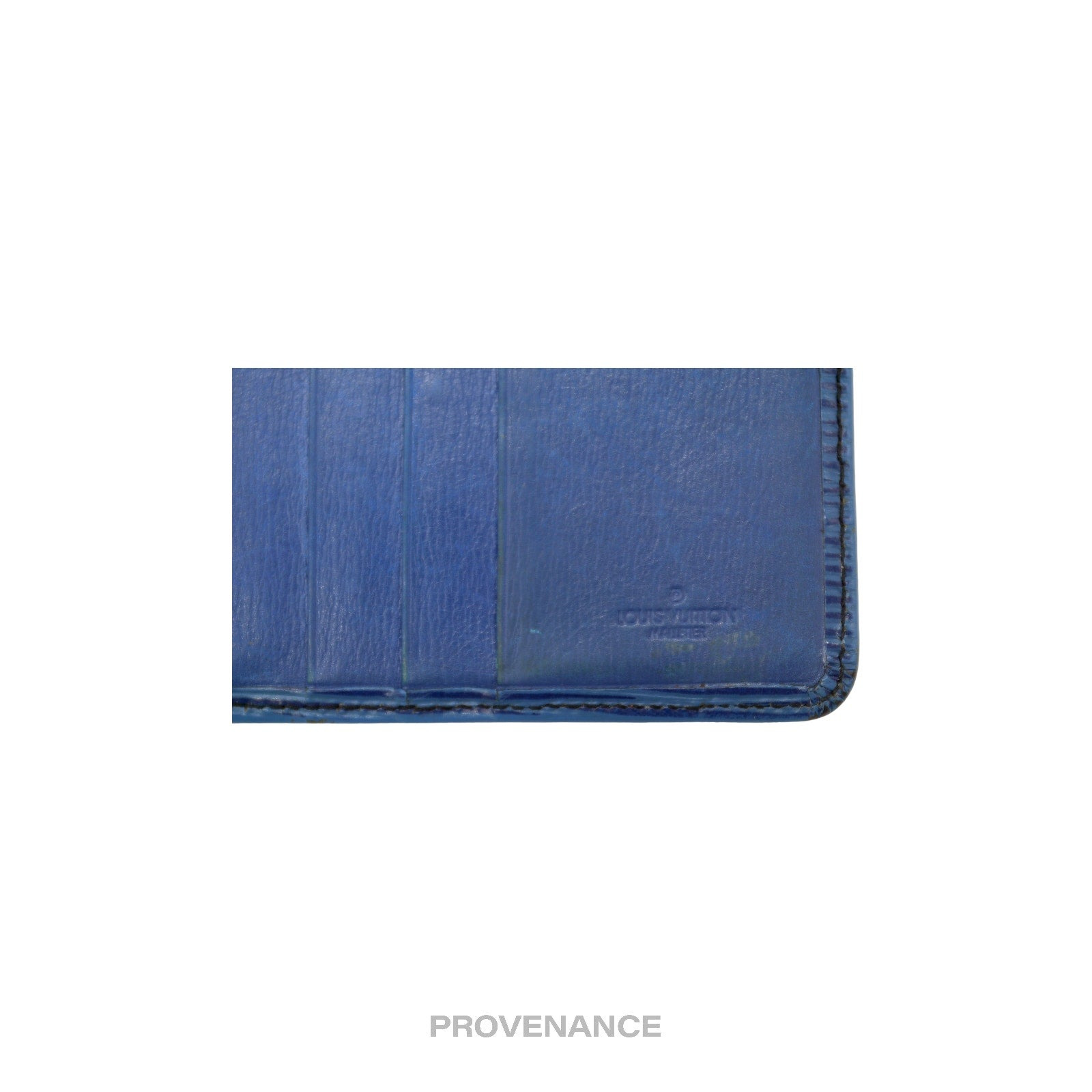 Louis Vuitton MALLETIER 6CC Bifold Wallet Toledo Blue Epi - 8