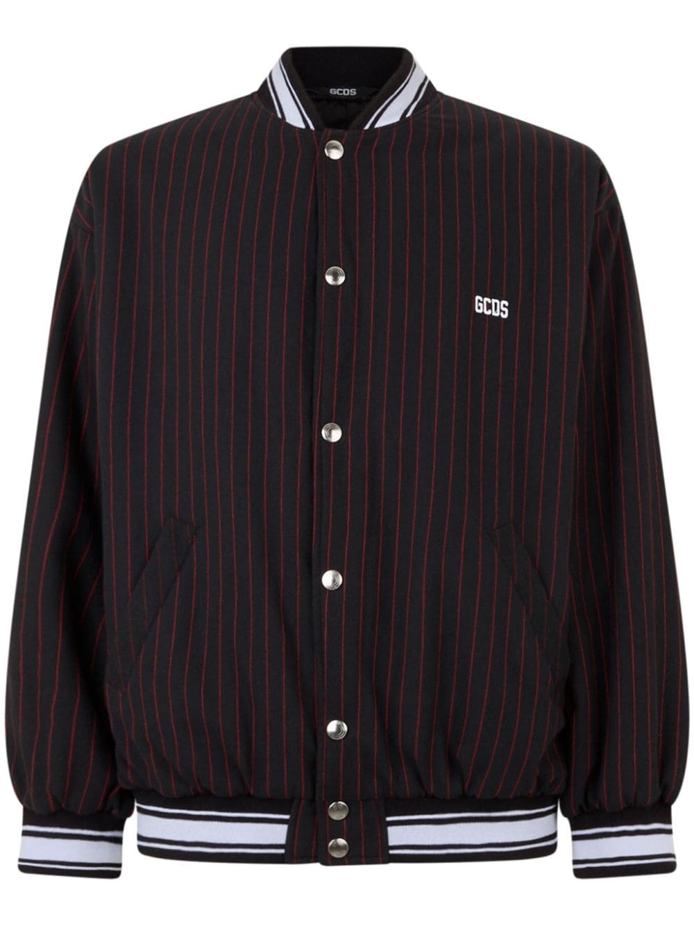 Pinstripe Clown bomber jacket - 1