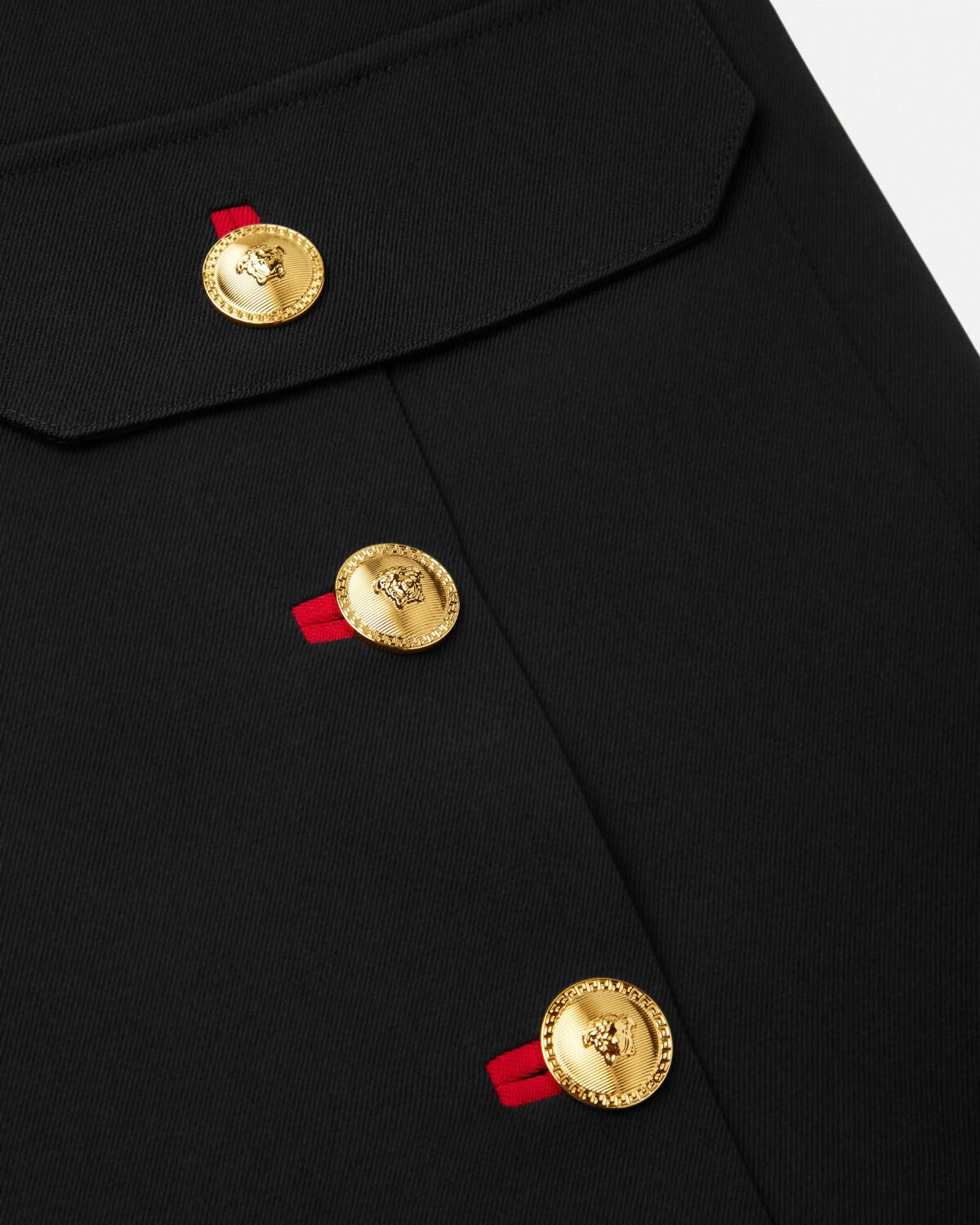 Wool Gabardine Shift Mini Dress - 4