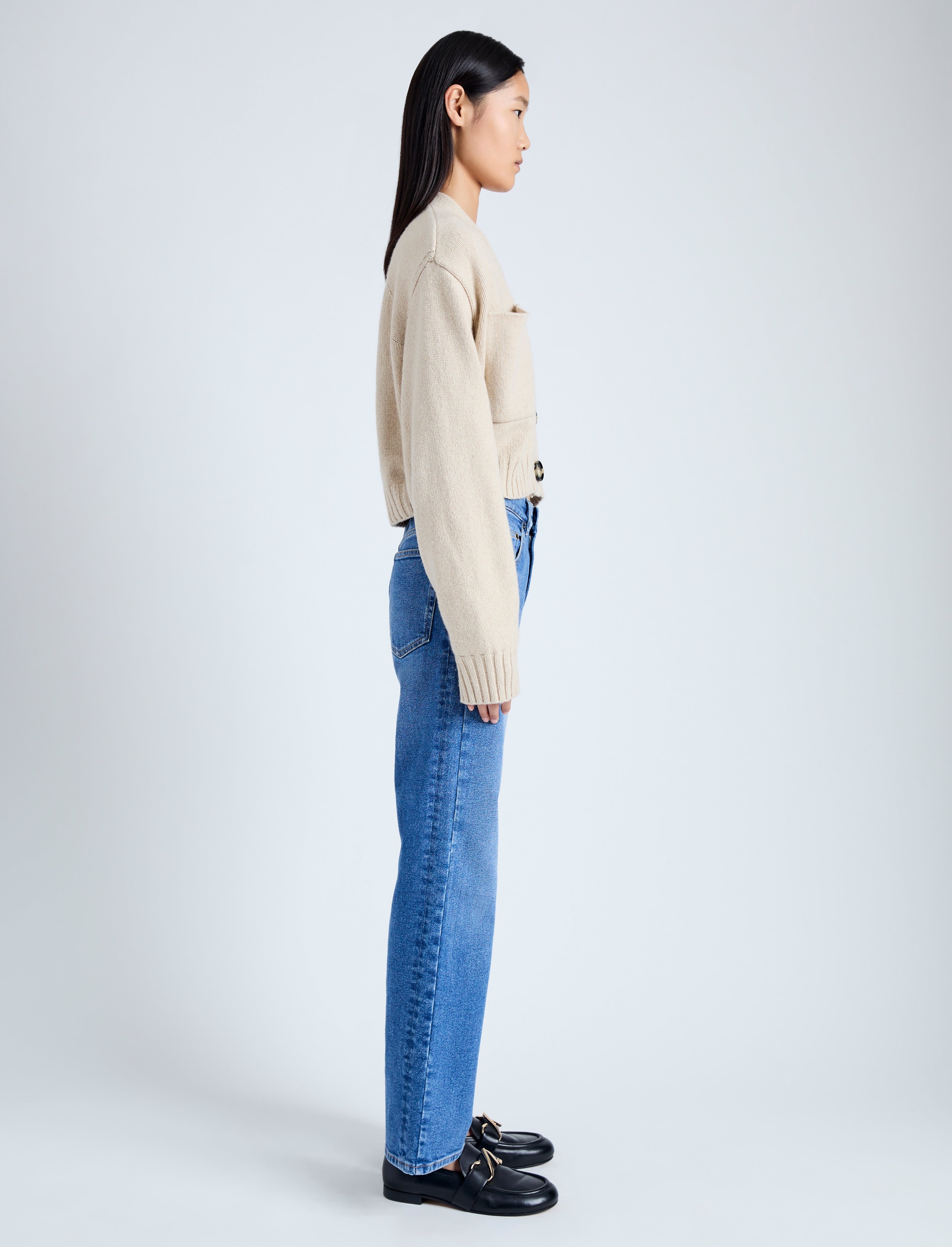 Sofia Cardigan in Eco Cashmere - 4