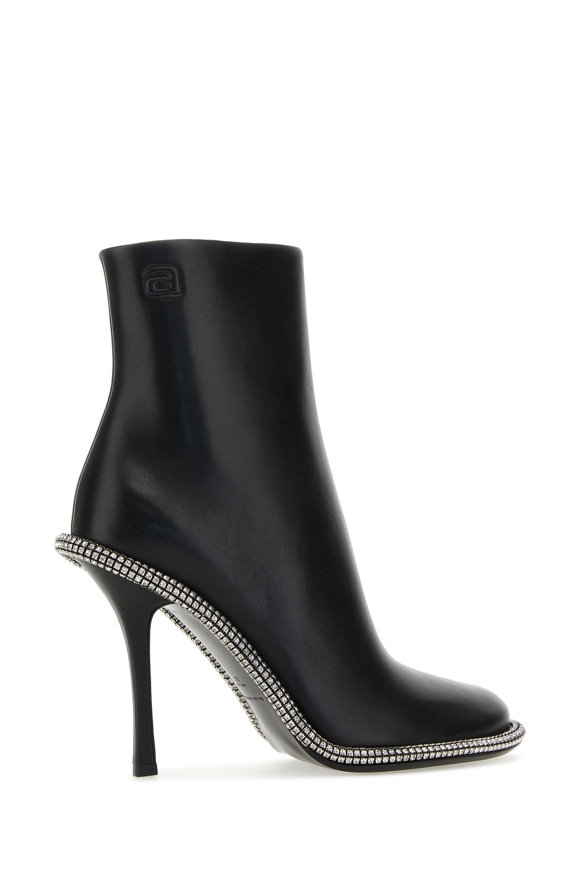 Black leather Kira 105 ankle boots - 3