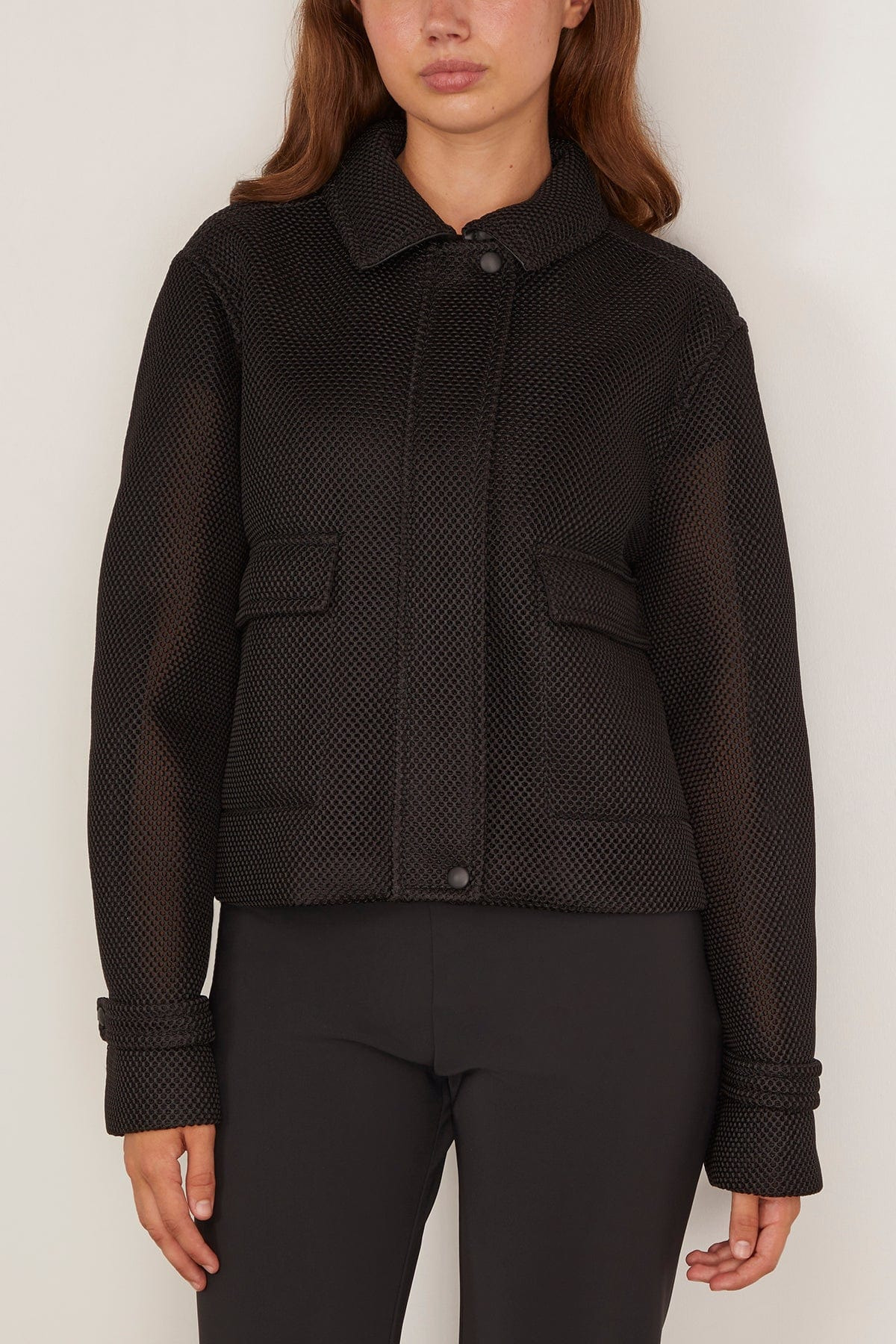 Strenna Jersey Jacket in Black - 3