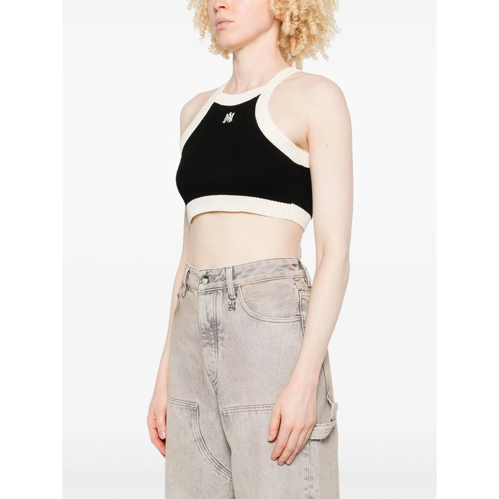 Amiri Black Tops - Vests & Tank Tops Women - 3