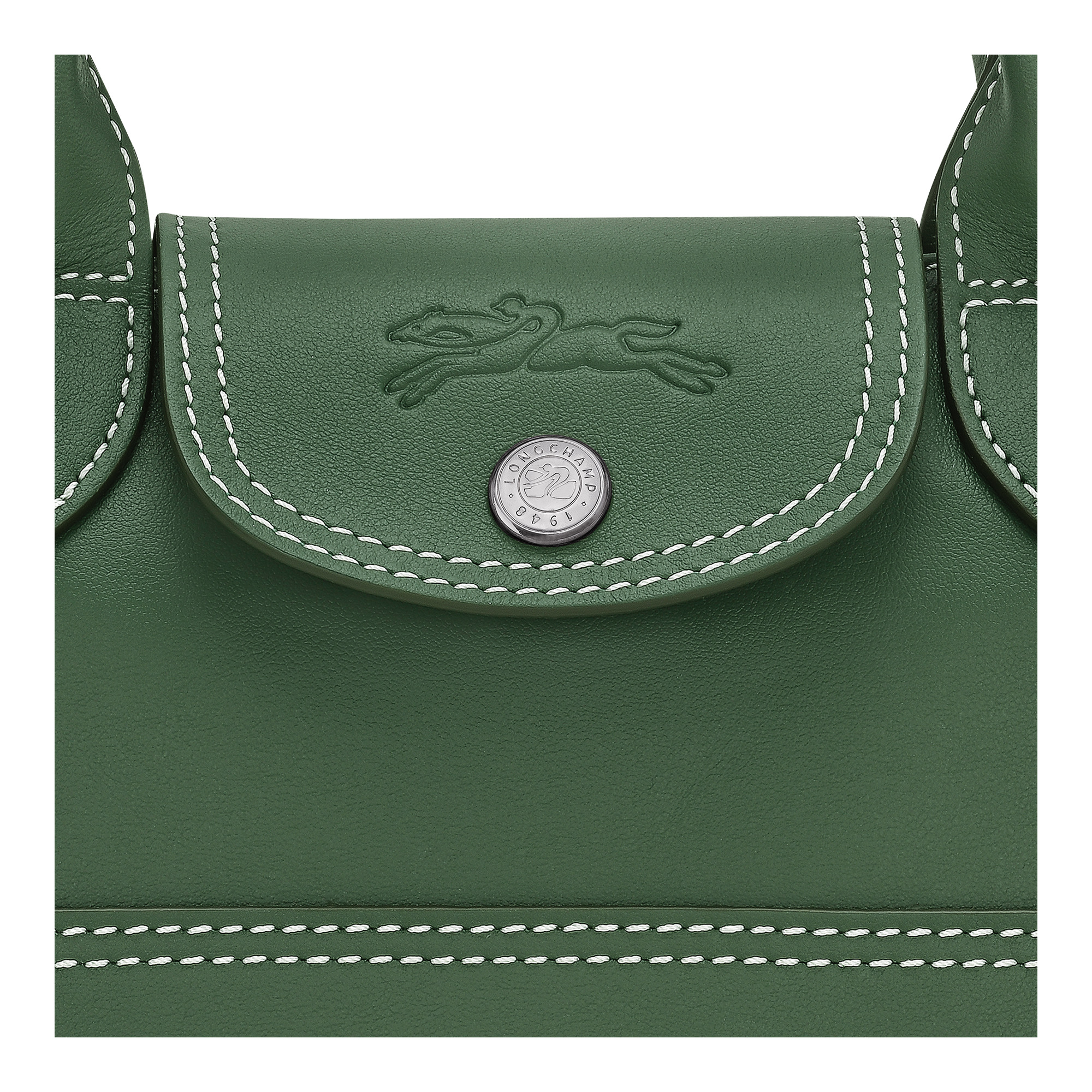 Le Pliage Xtra XS Handbag British Green - Leather - 3