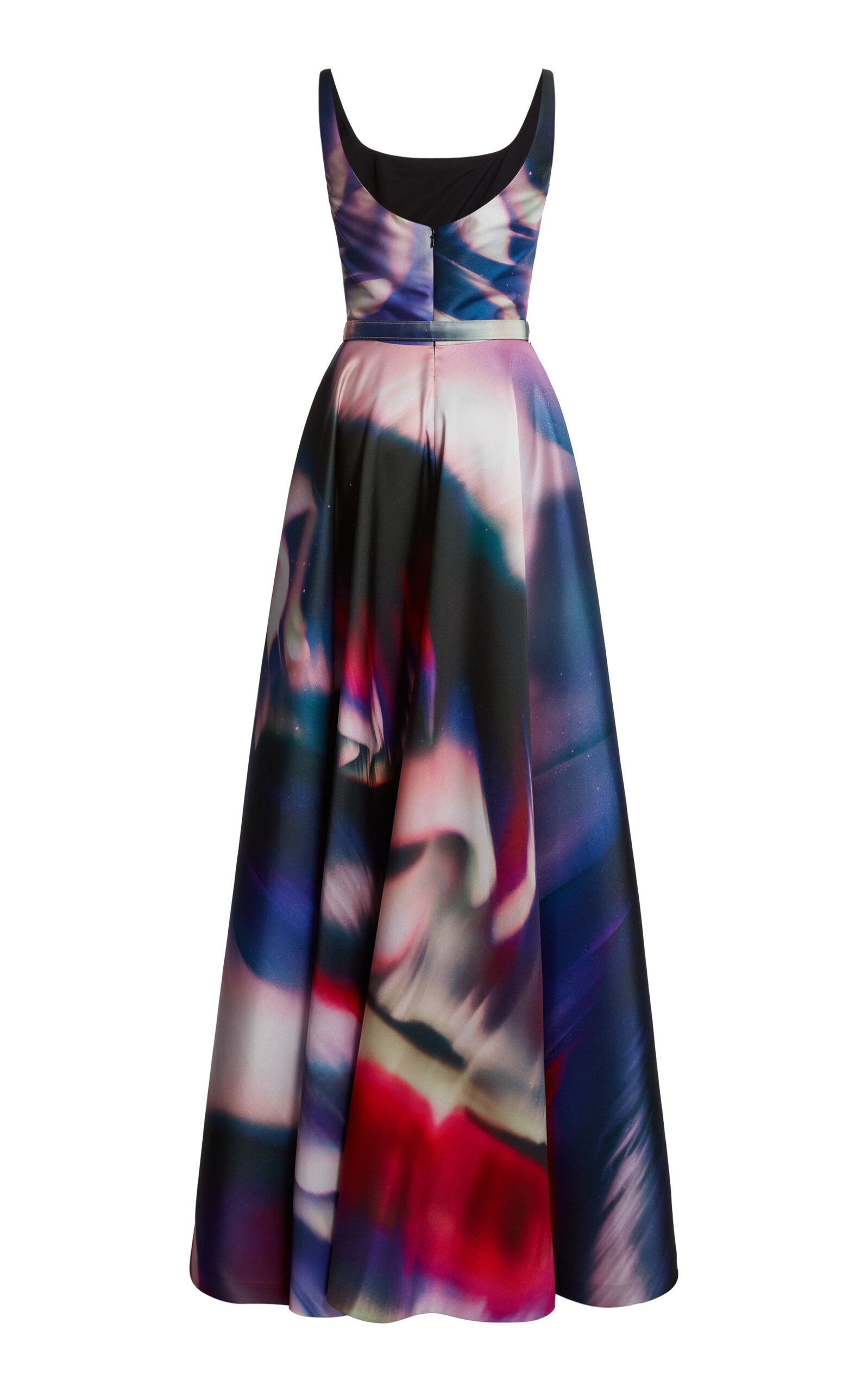 Aurora Printed Mikado Gown multi - 5