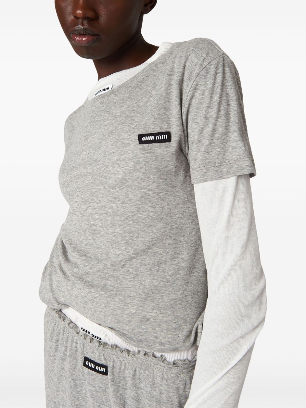 logo-patch T-shirt - 3