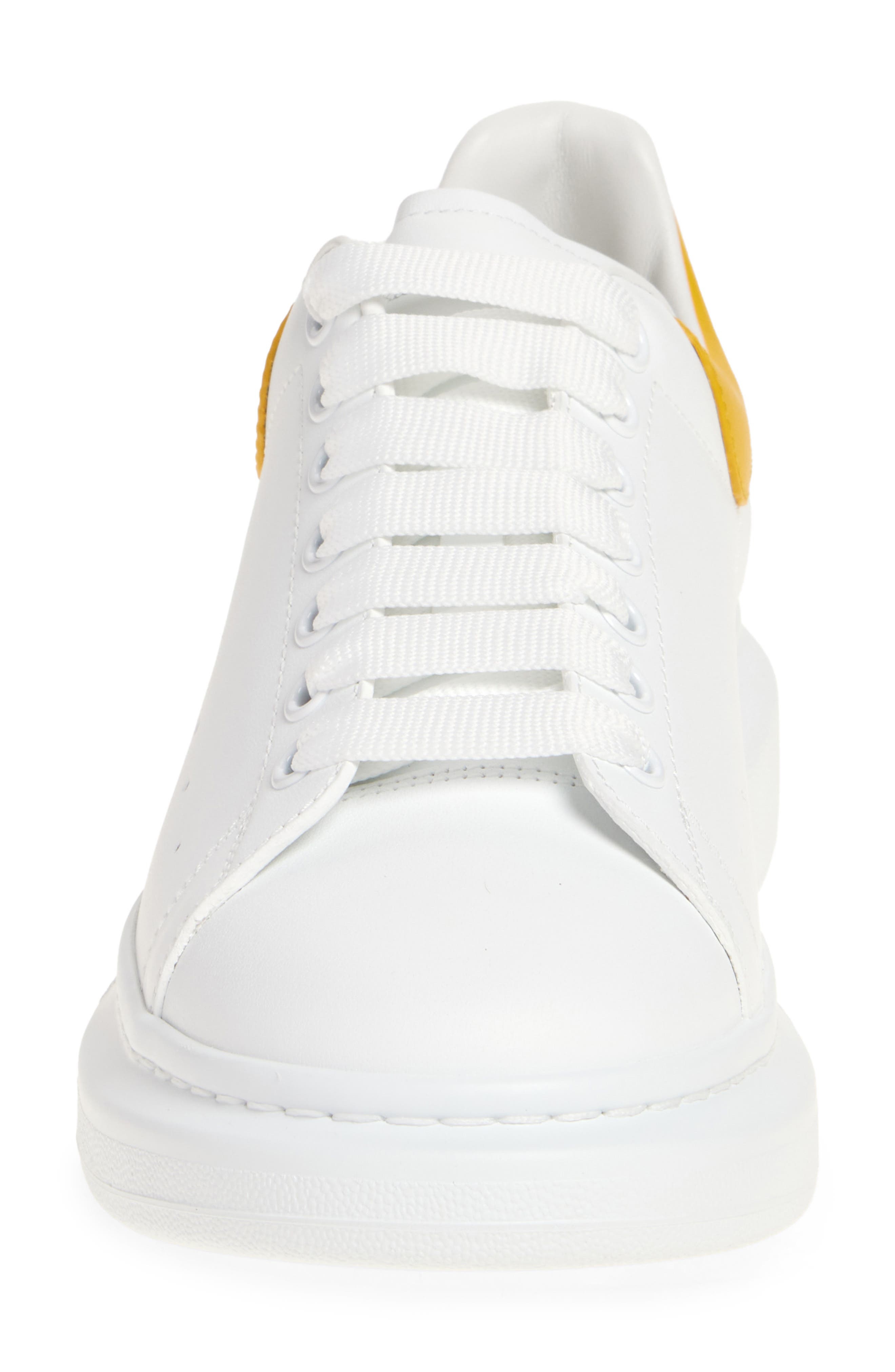 McQueen Oversized Sneaker in Off White/Yellow at Nordstrom - 4