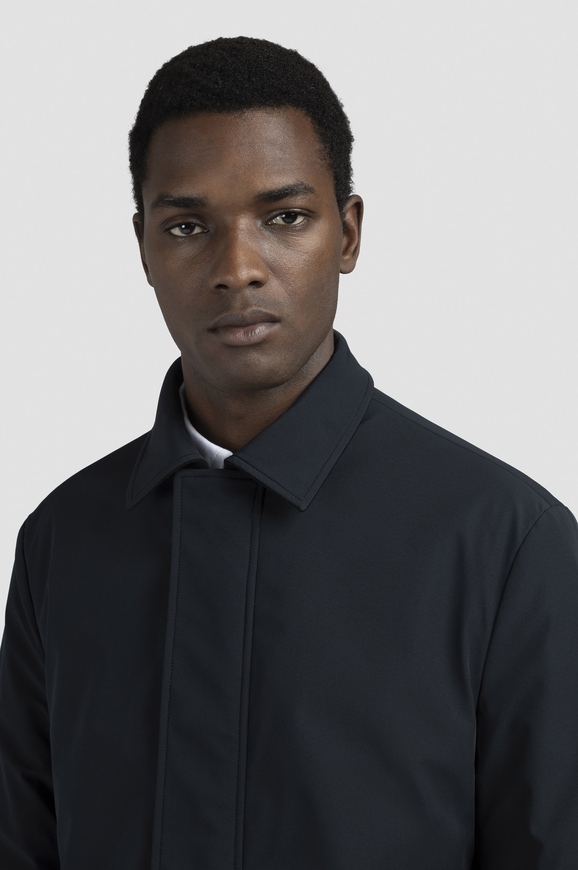 REVERSIBLE CARCOAT IN CASHMERE AND TYPHOON® - 9