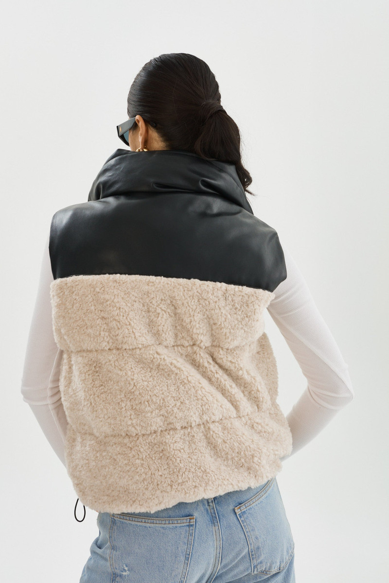 MARINA | Faux Leather Vest 7