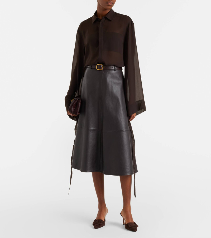 The Frankie Shop Verlin chiffon shirt outlook