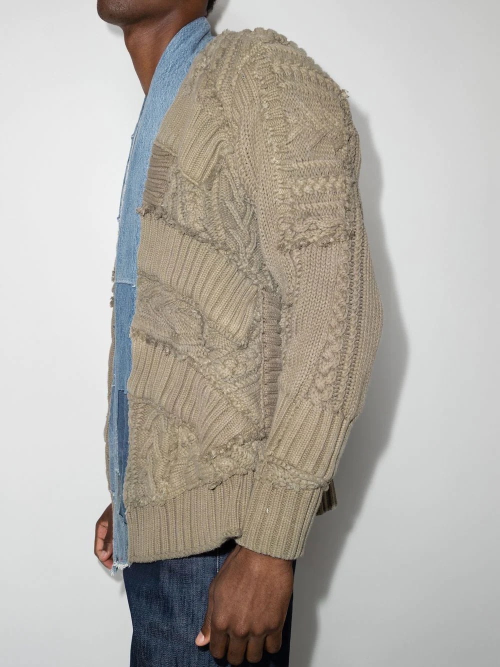 Fisherman cable-knit cardigan - 4