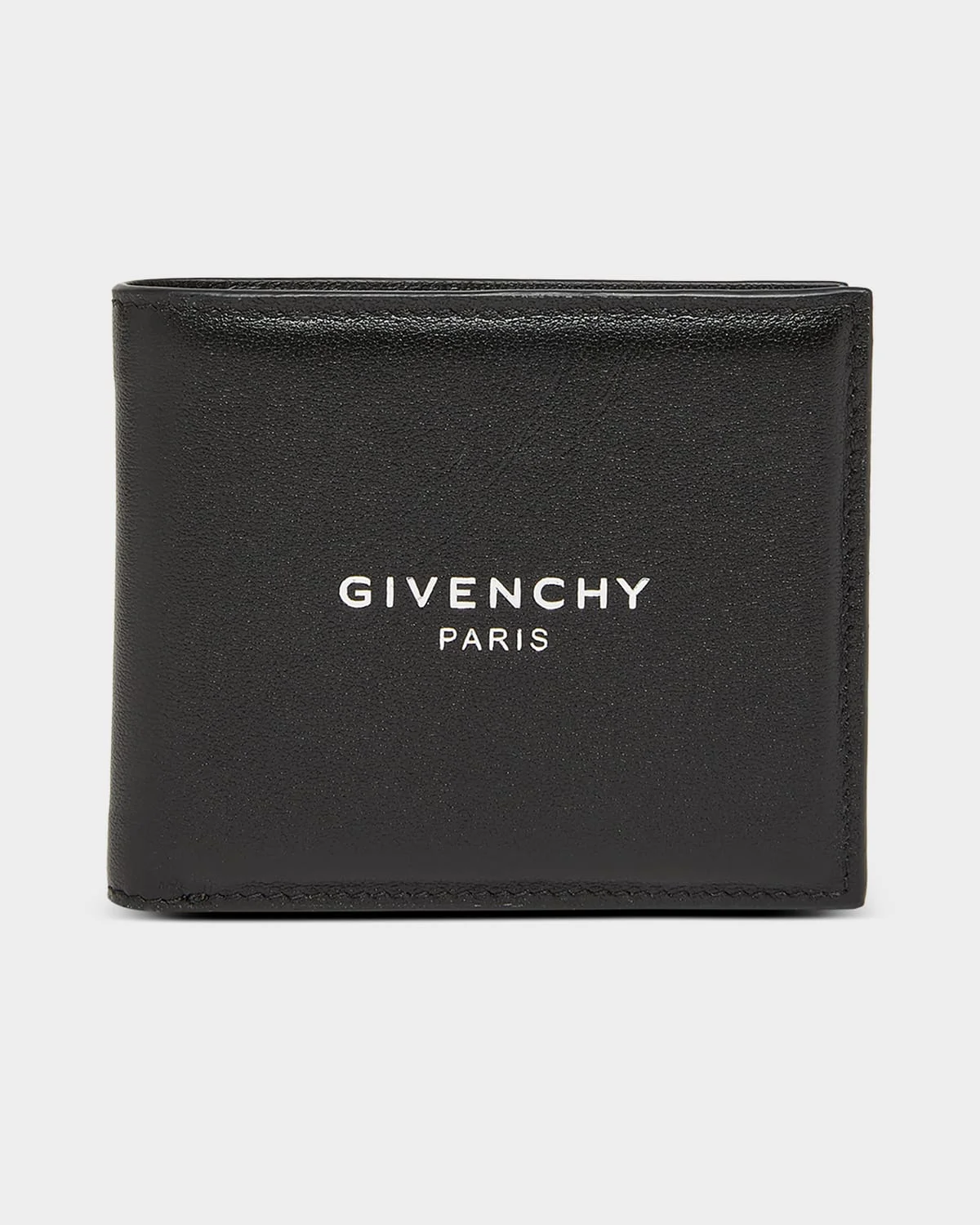 Men's Leather Logo Bifold Wallet - 1