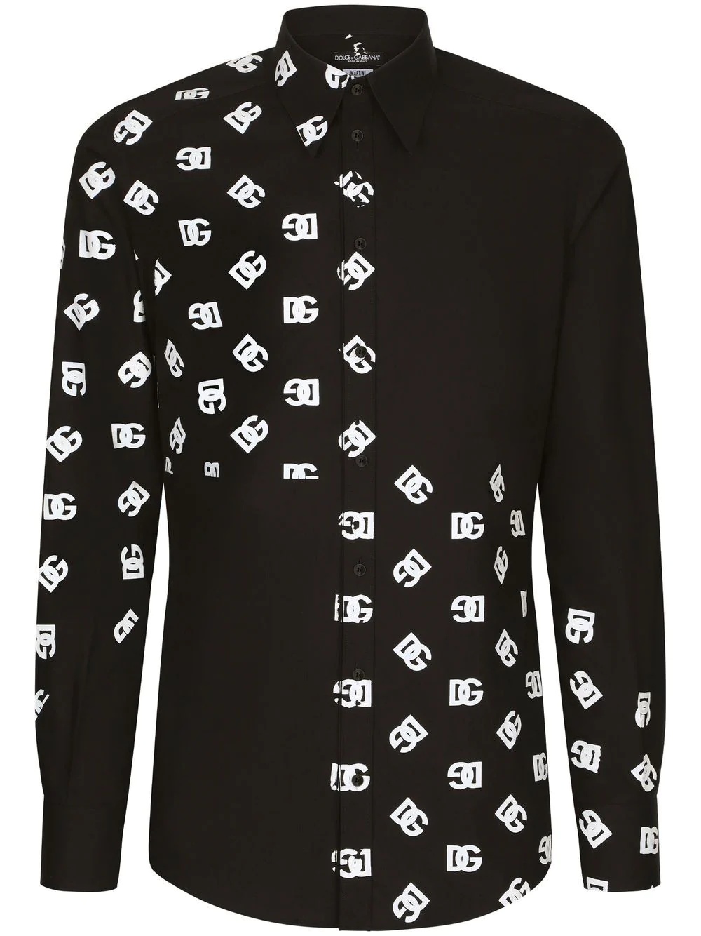 logo-print shirt - 1