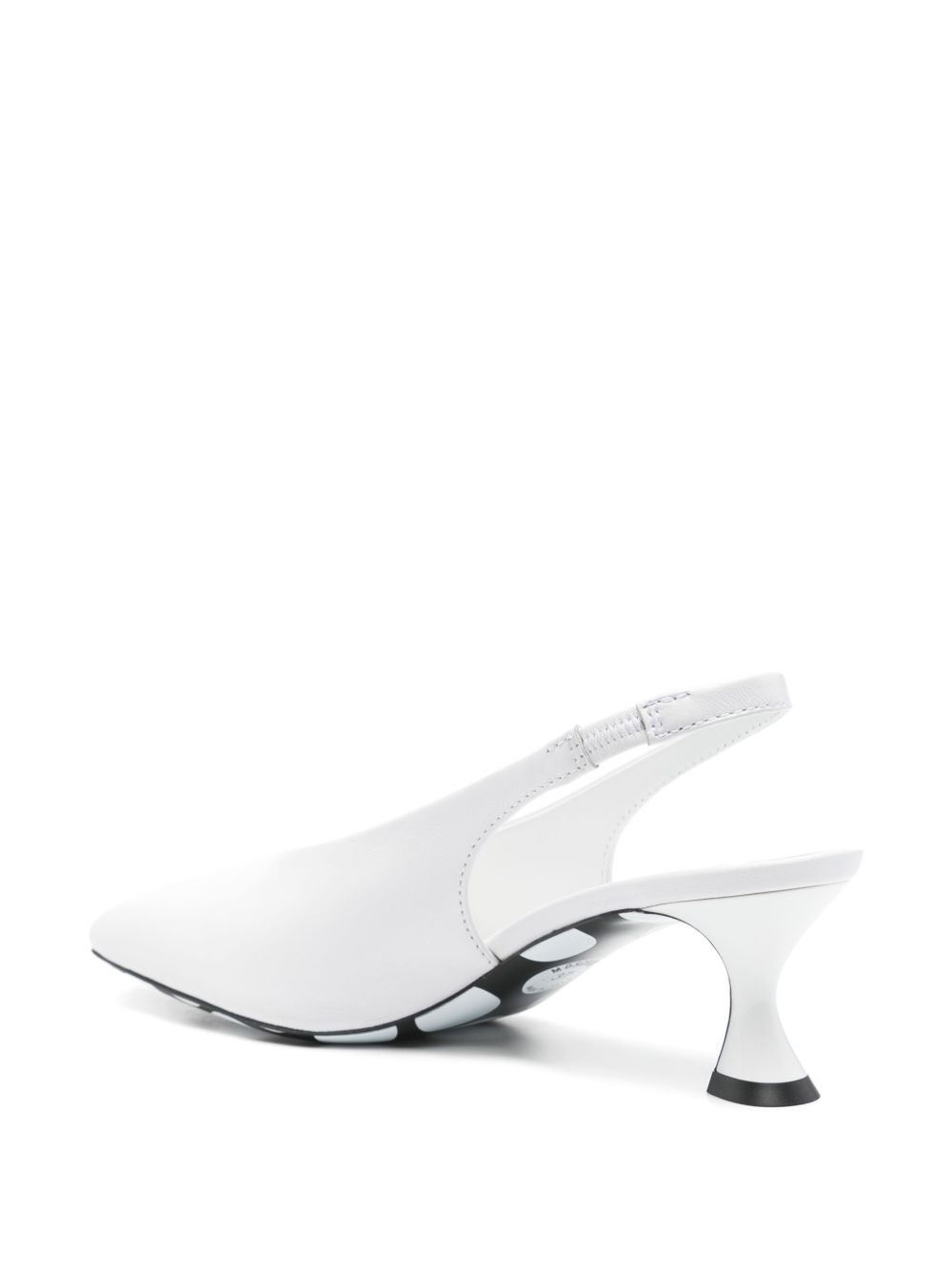 55mm leather pumps - 3