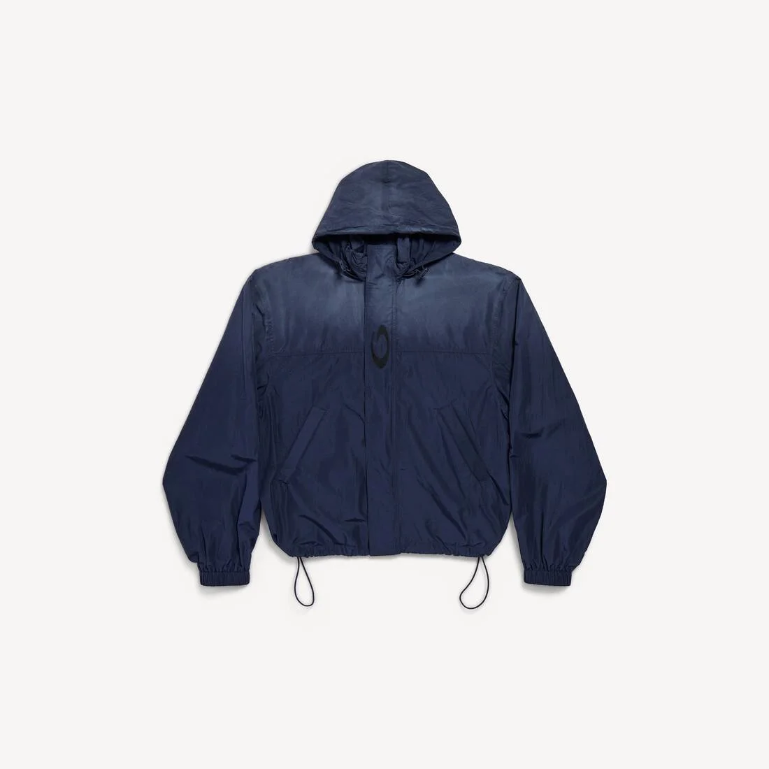 Men's Hooded Rain Jacket in Marine Blue - 1