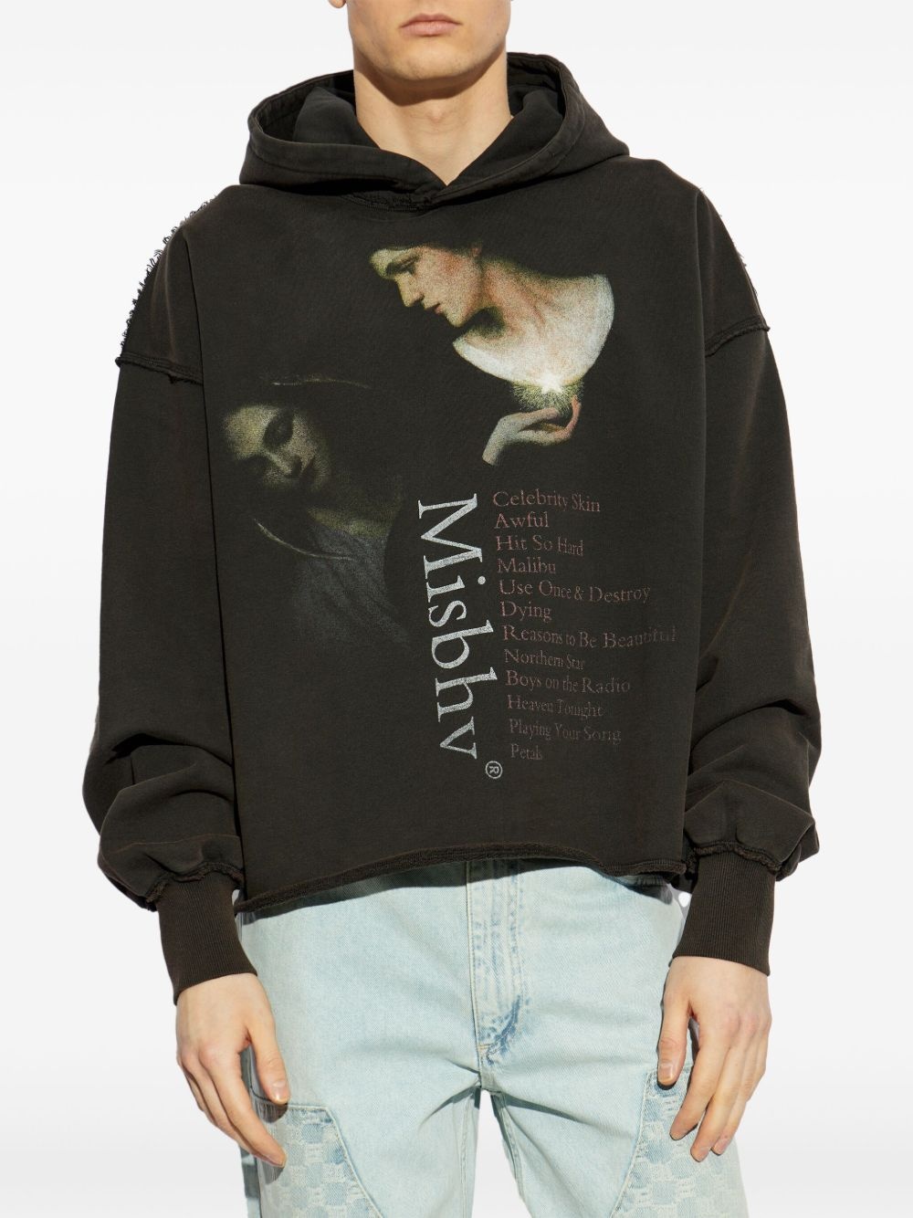 logo-print hoodie - 3