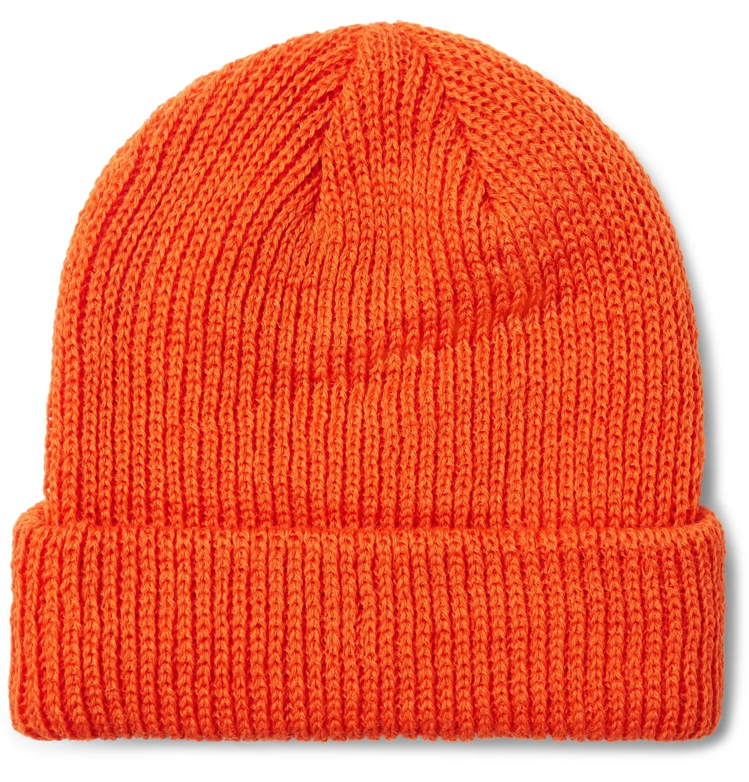 Watch Cap Ribbed Wool Beanie - 5