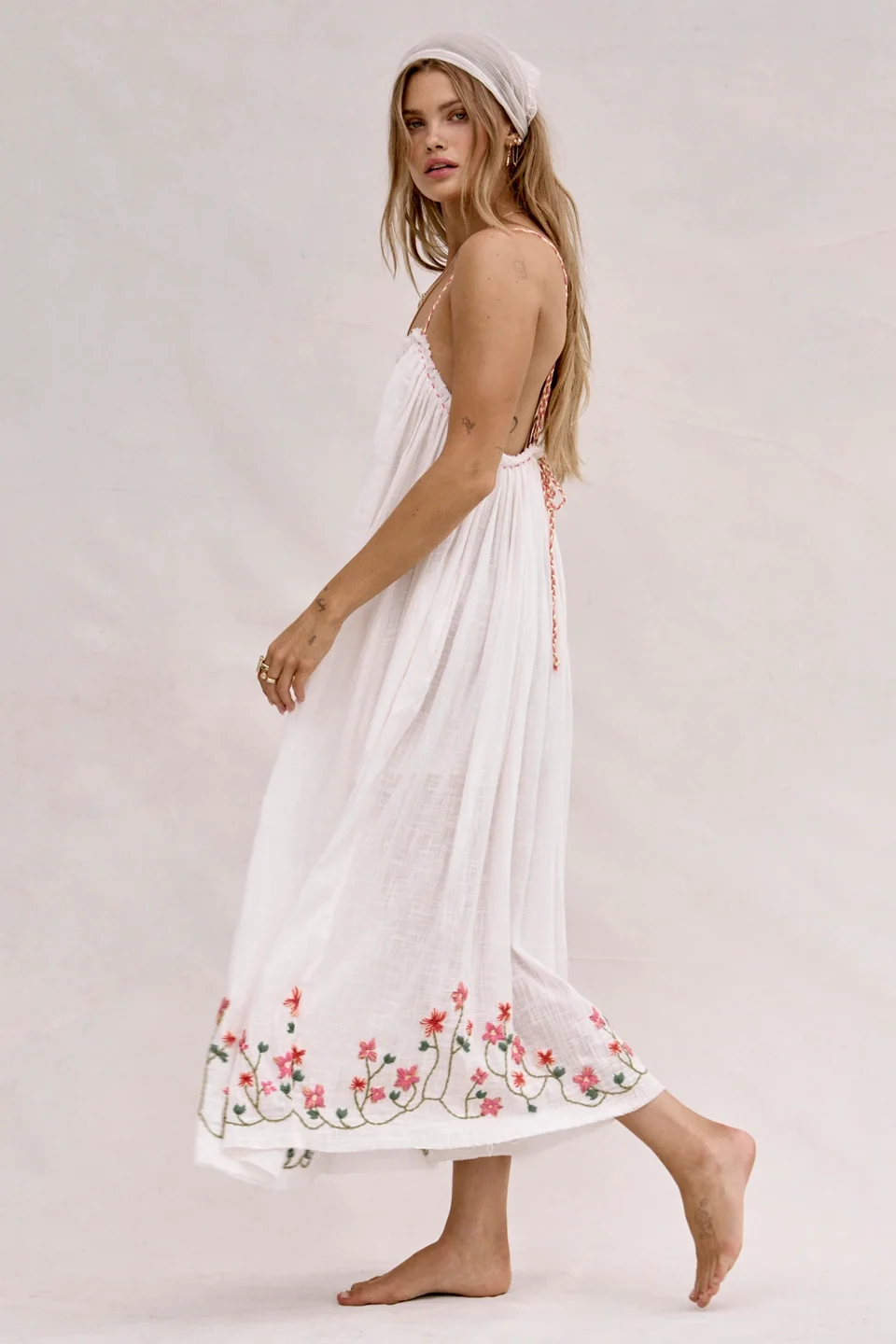 Raffia Blooms Jumpsuit - 1