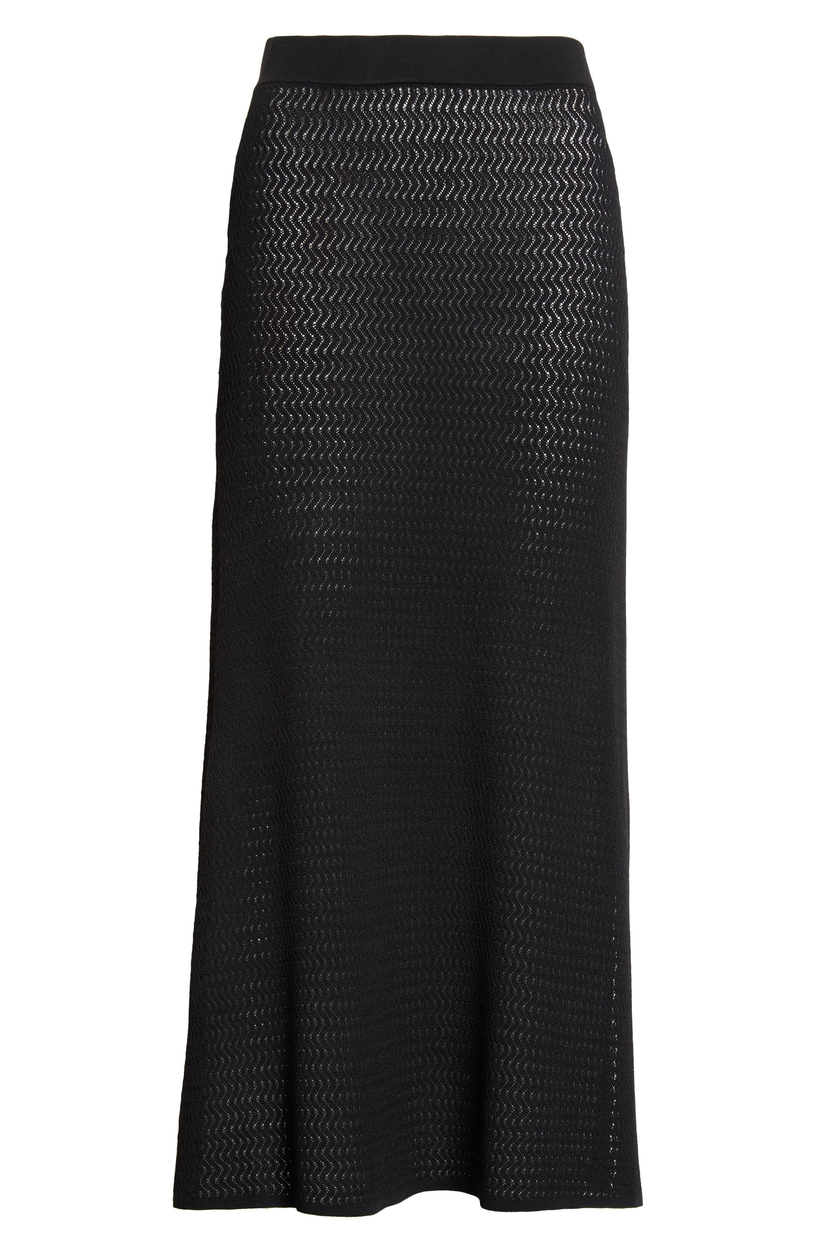 Victoria Beckham Midi Sweater Skirt in Black at Nordstrom - 6