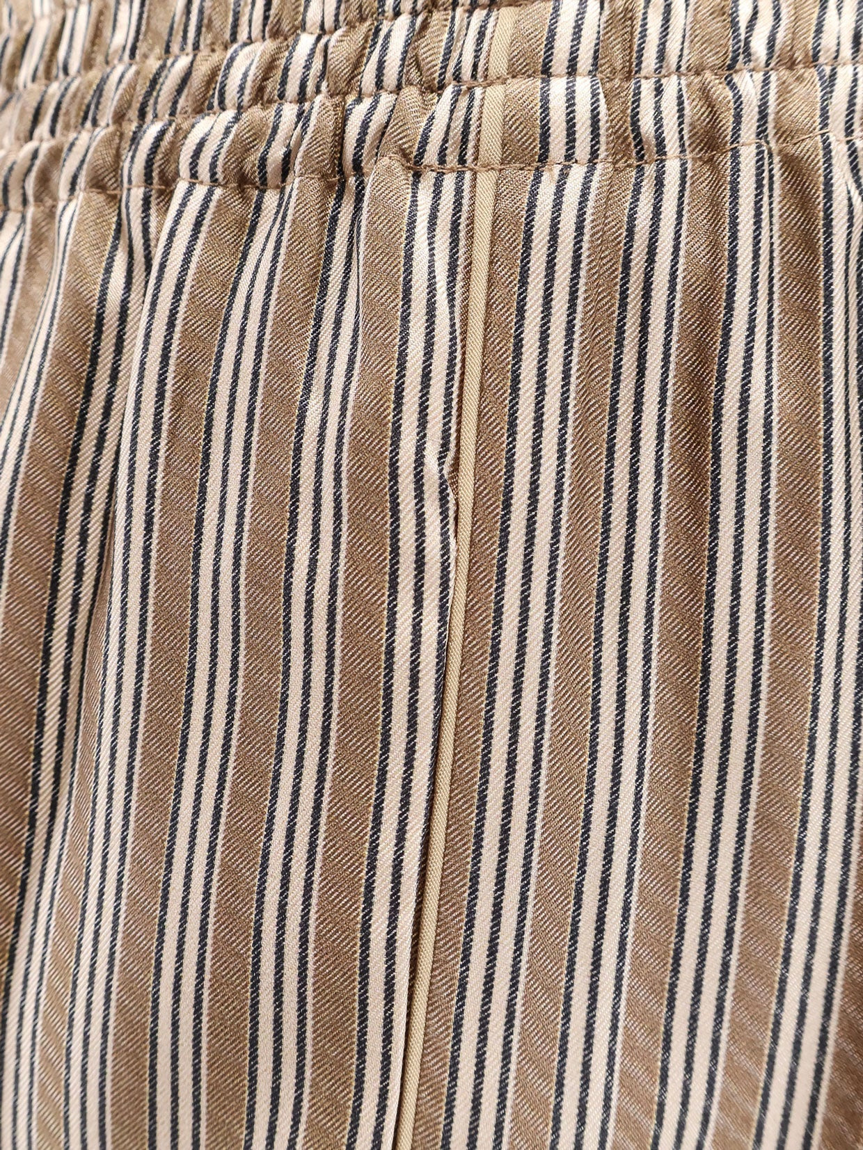Max Mara Ladino Striped Silk Trousers - 3