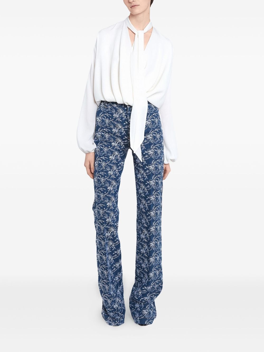 silk blouse - 2