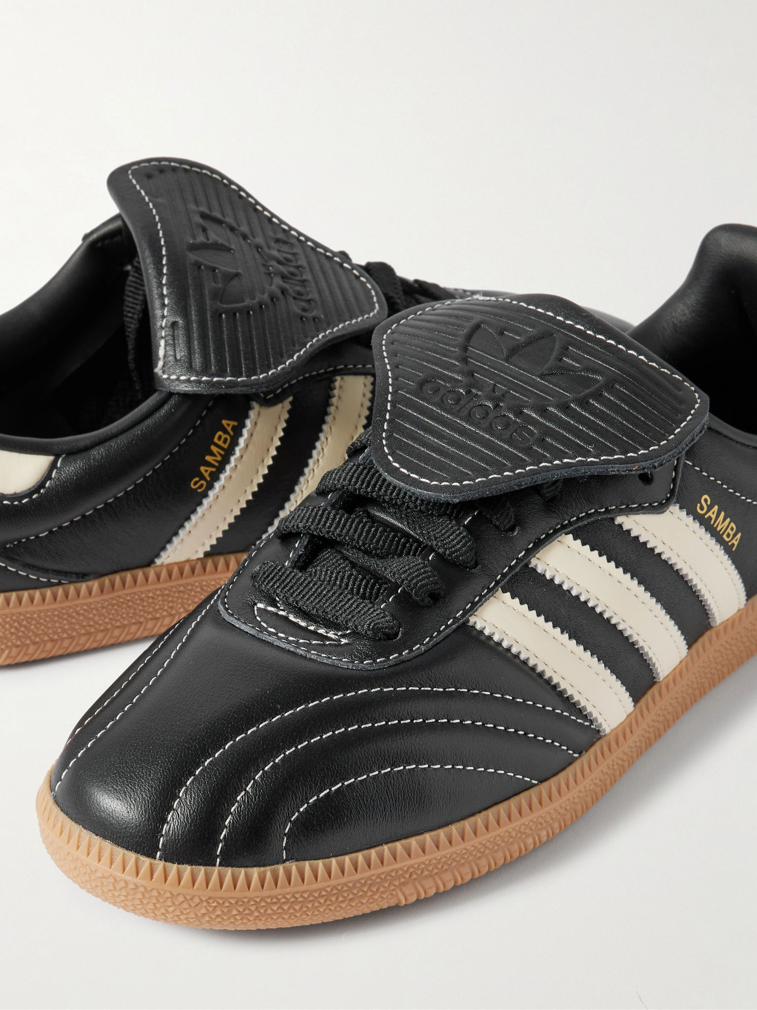 Samba LT leather sneakers Black - 4