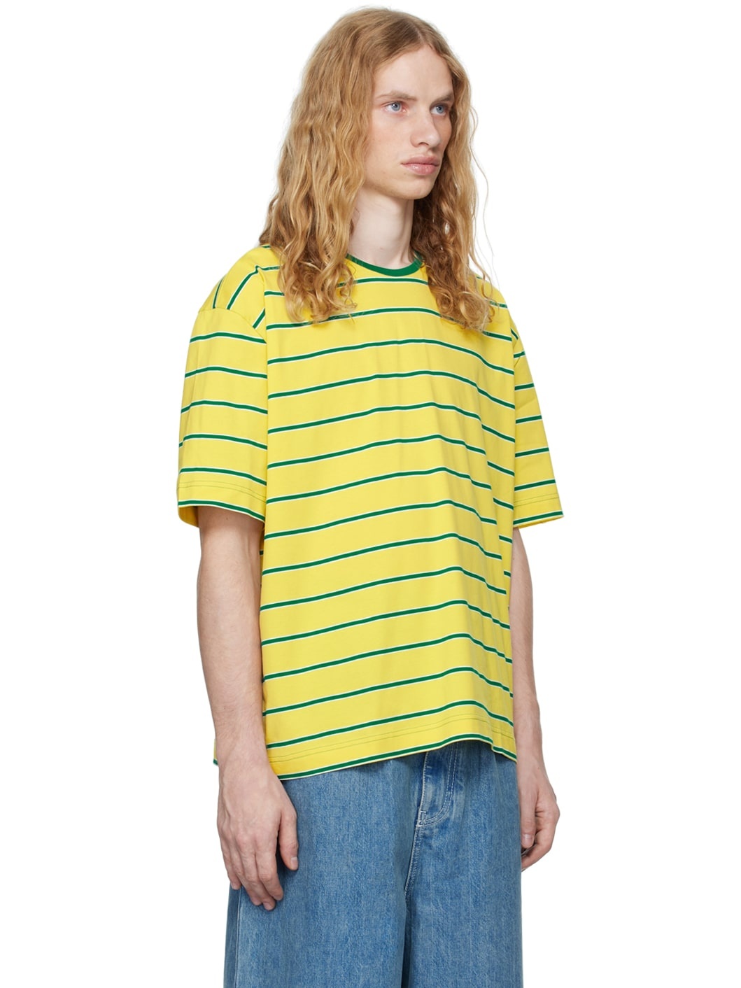Yellow Striped Over T-shirt - 2