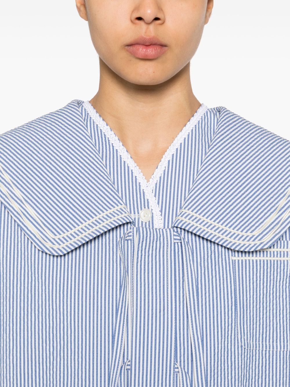 Club Stripe sailor coat - 5