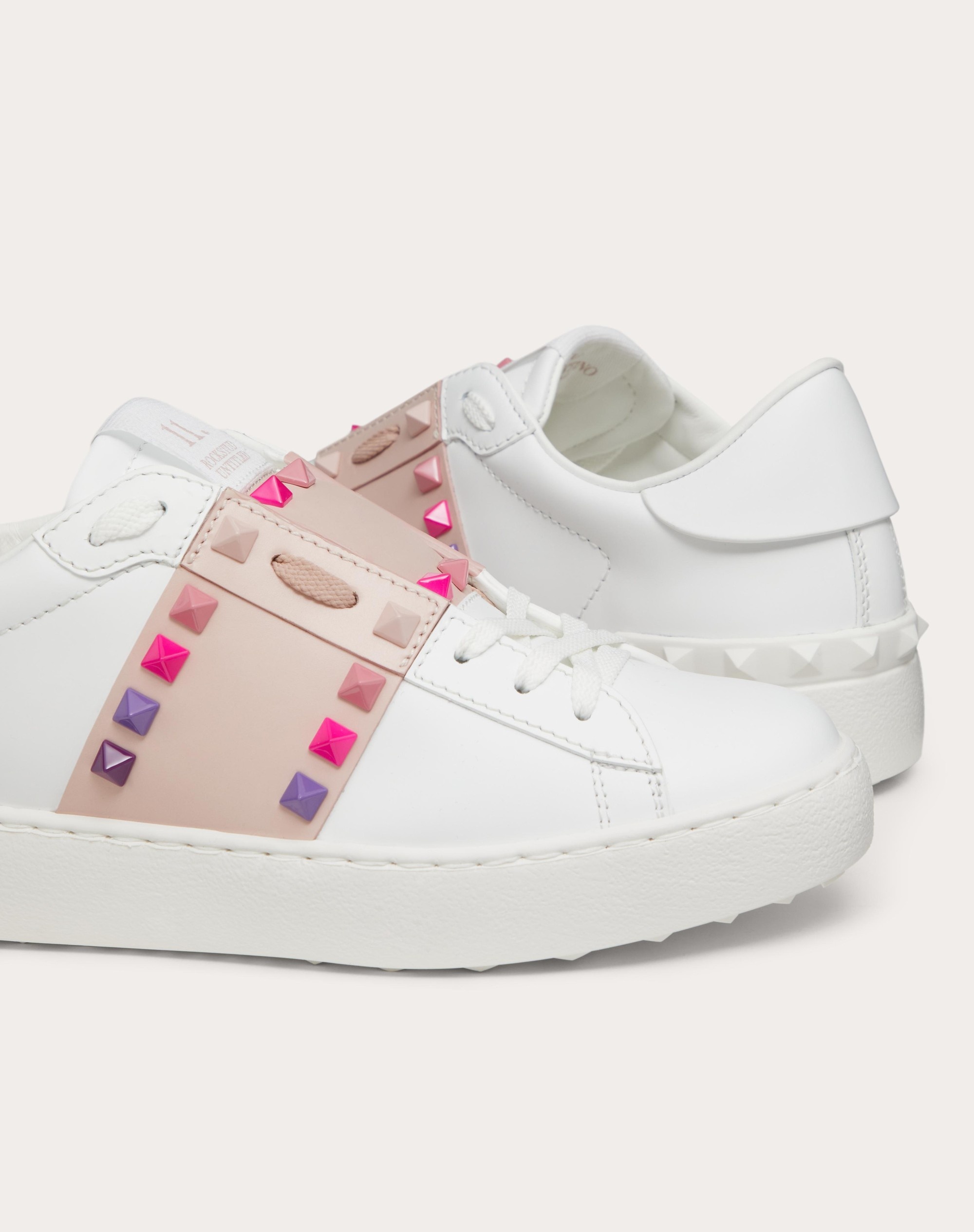 ROCKSTUD UNTITLED CALFSKIN SNEAKER - 5