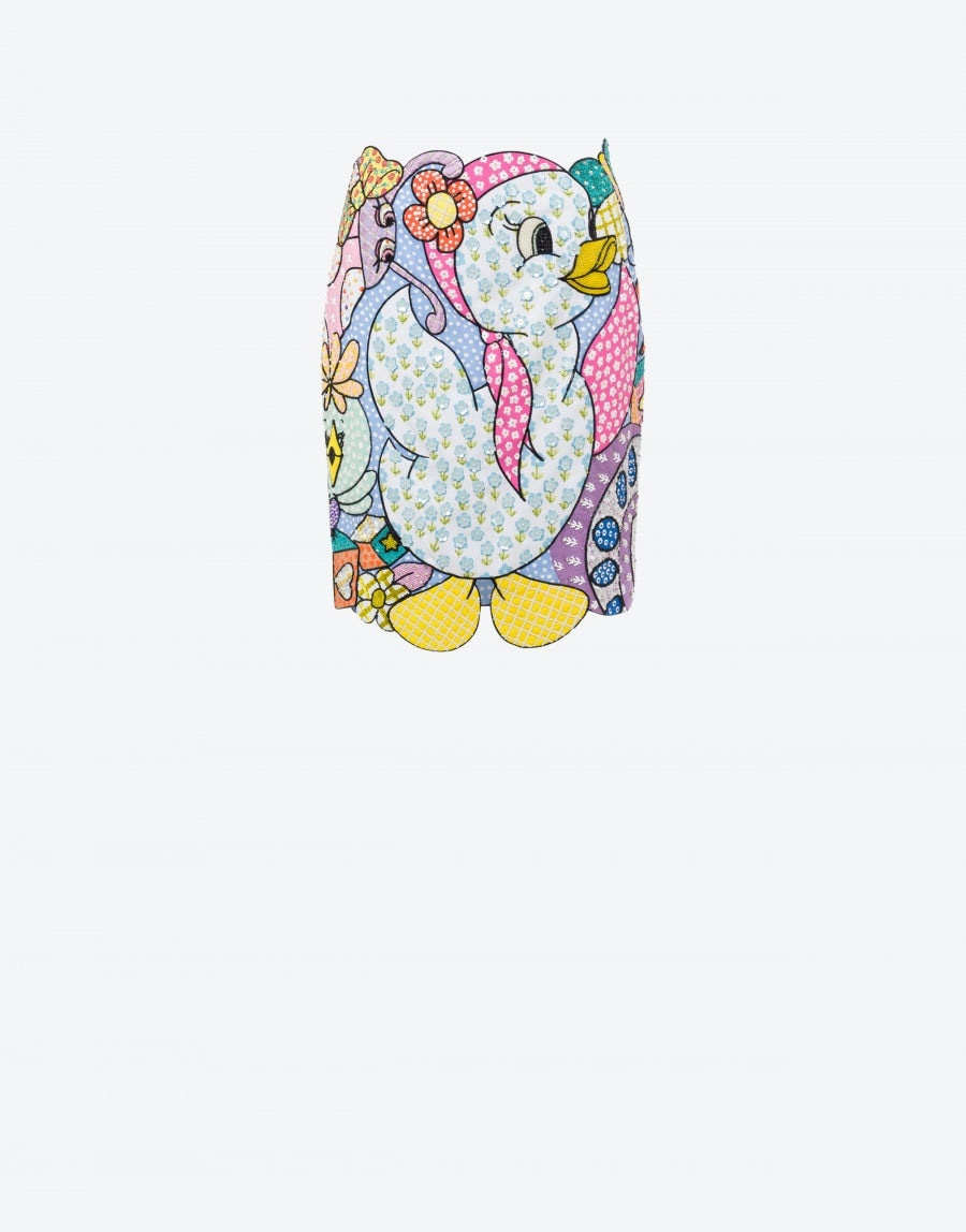 COUTURE MENAGERIE PATCHWORK SKIRT - 1