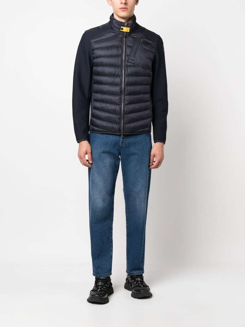 PARAJUMPERS logo-patch padded jacket outlook