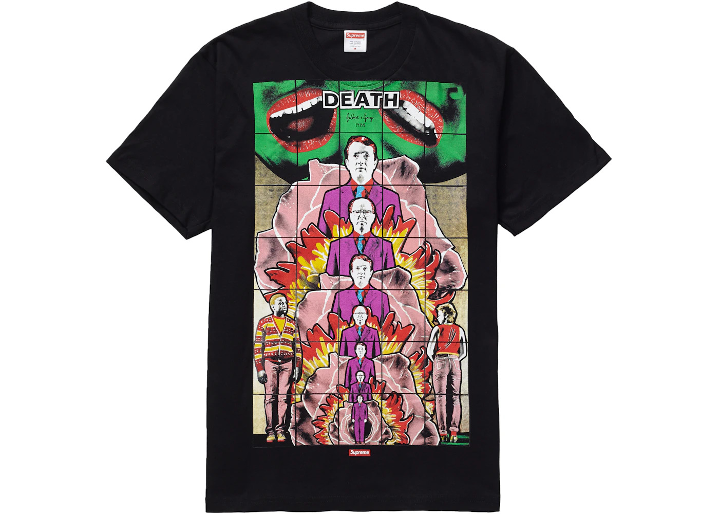 Supreme Gilbert & George DEATH Tee Black - 1