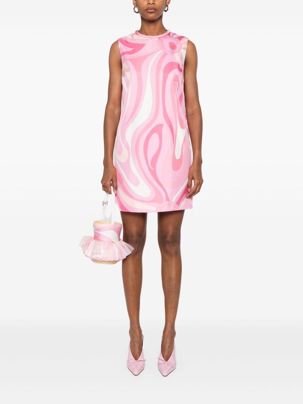 Iride-print mini dress - 2
