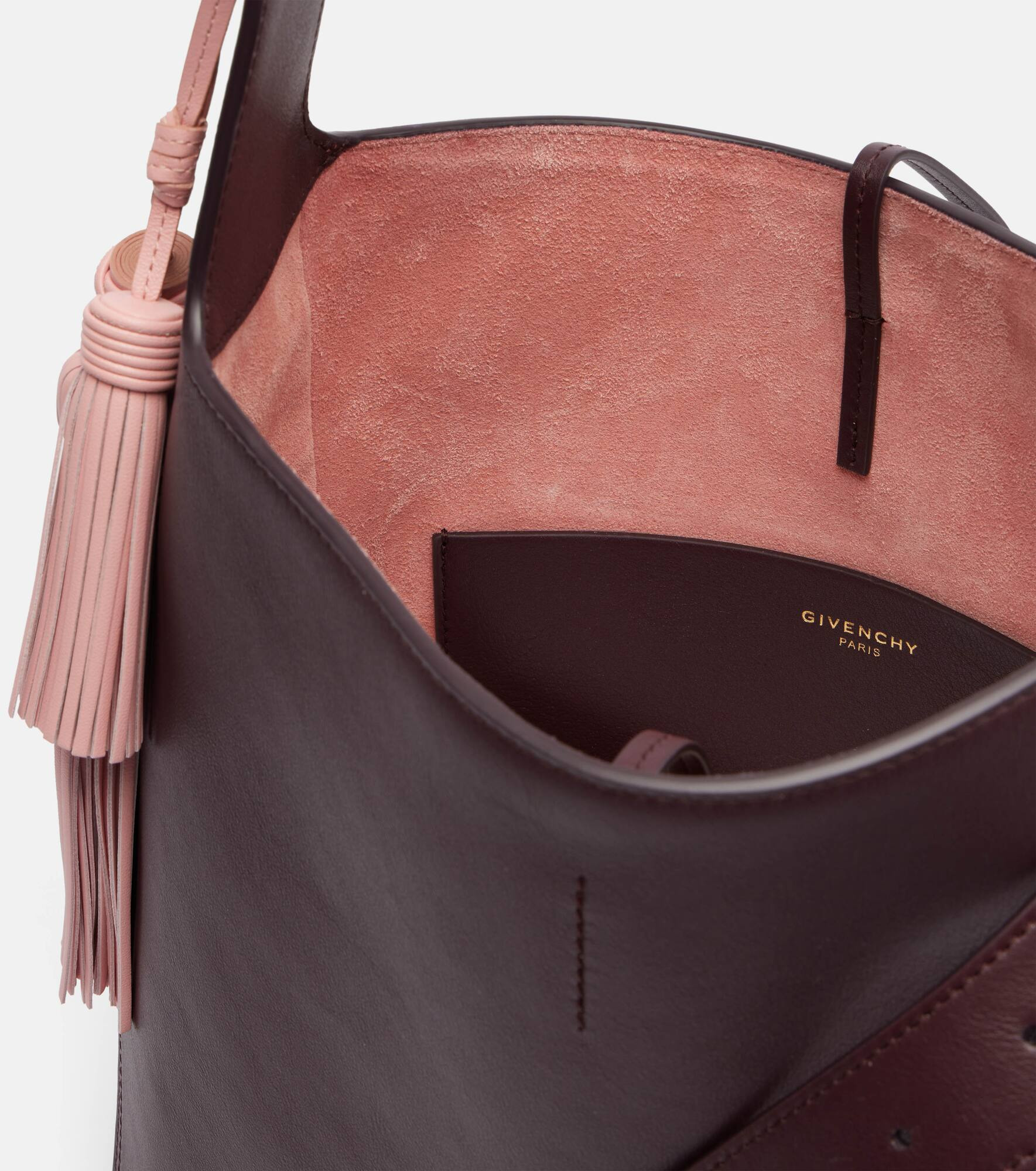 Belted Medium leather hobo bag - 3