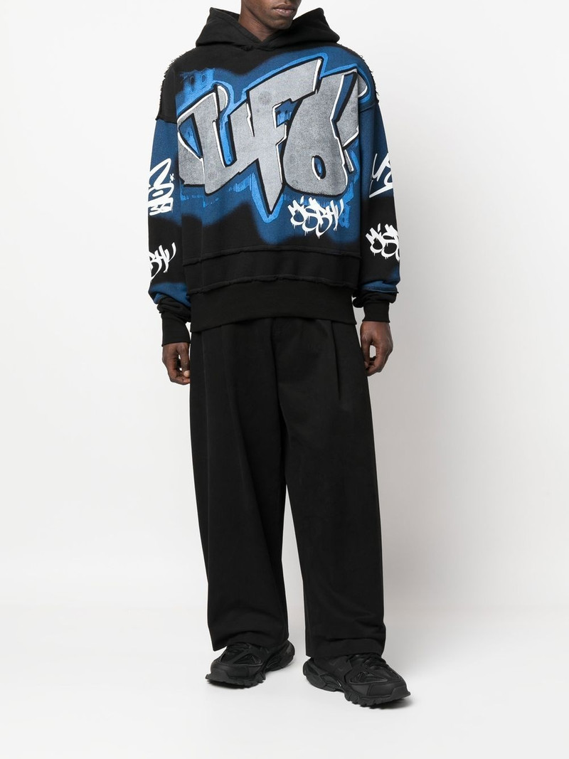 MISBHV x UFO361 graphic-print hoodie outlook