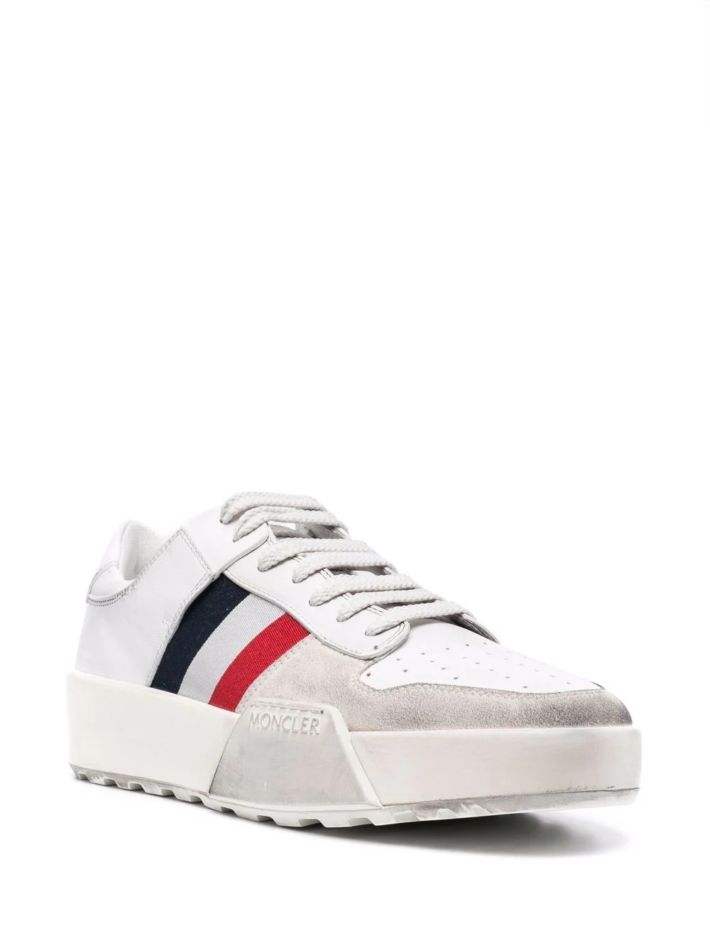 logo-stripe low-top sneakers - 2