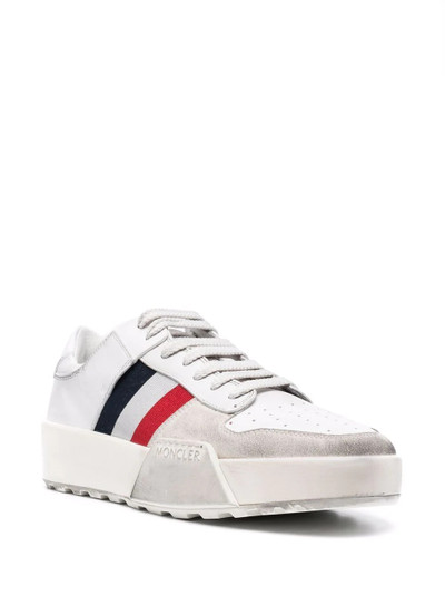 Moncler logo-stripe low-top sneakers outlook