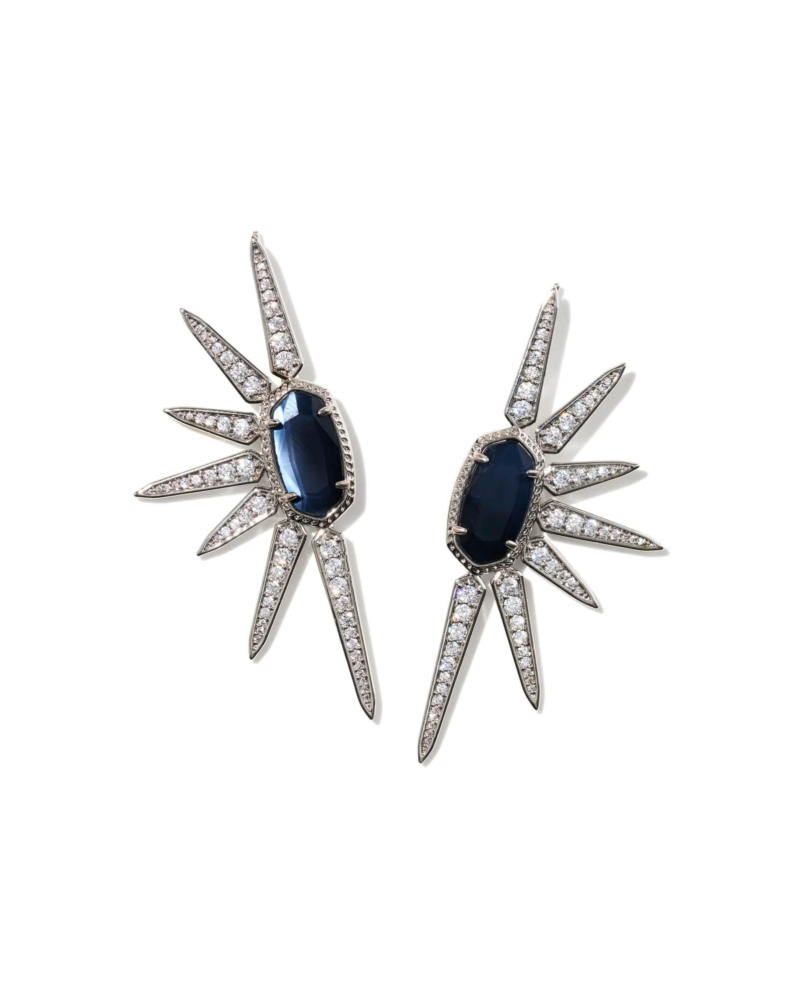 Ellie Star Silver Statement Earrings - 1