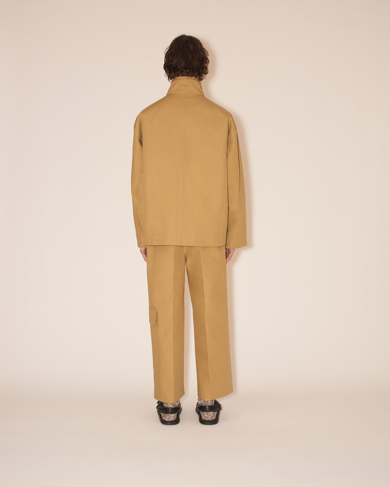 ELIAS - Technical canvas coat - Khaki 5