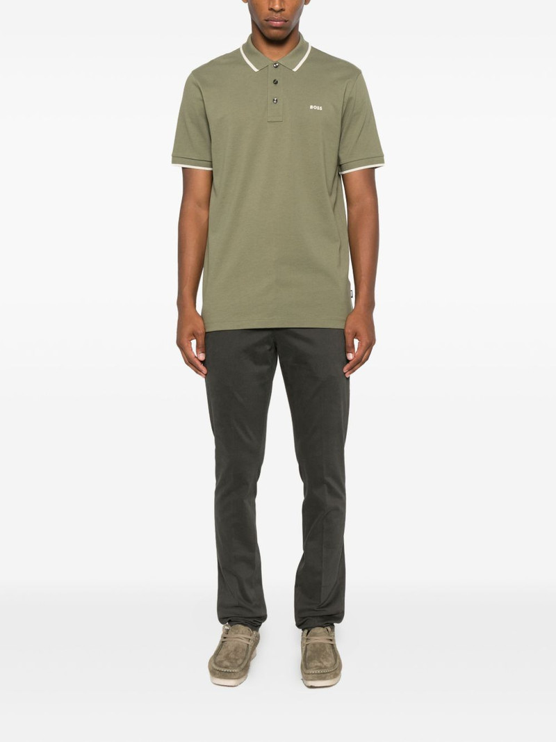 BOSS cotton polo shirt outlook