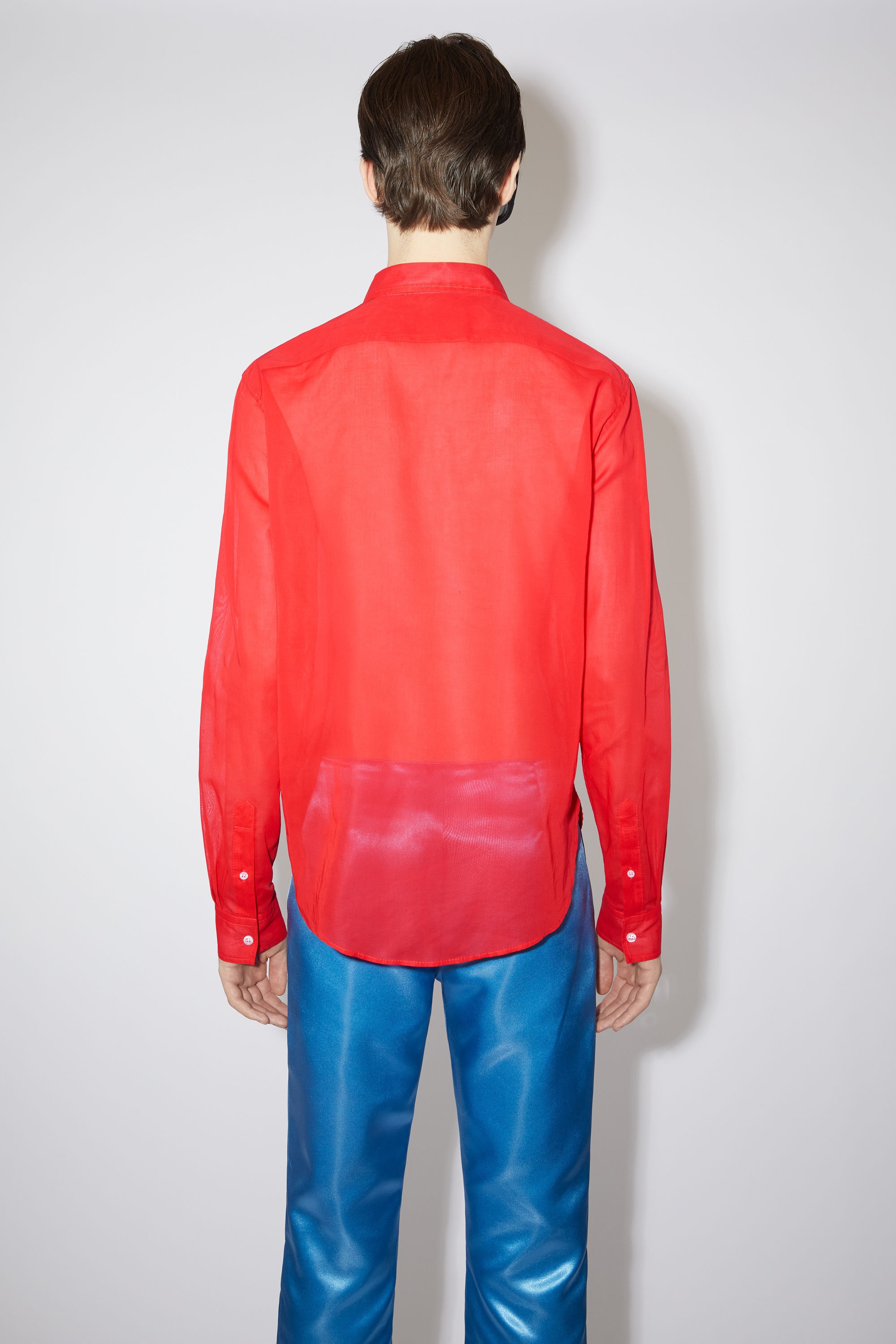 Button-up shirt - Cardinal red - 3