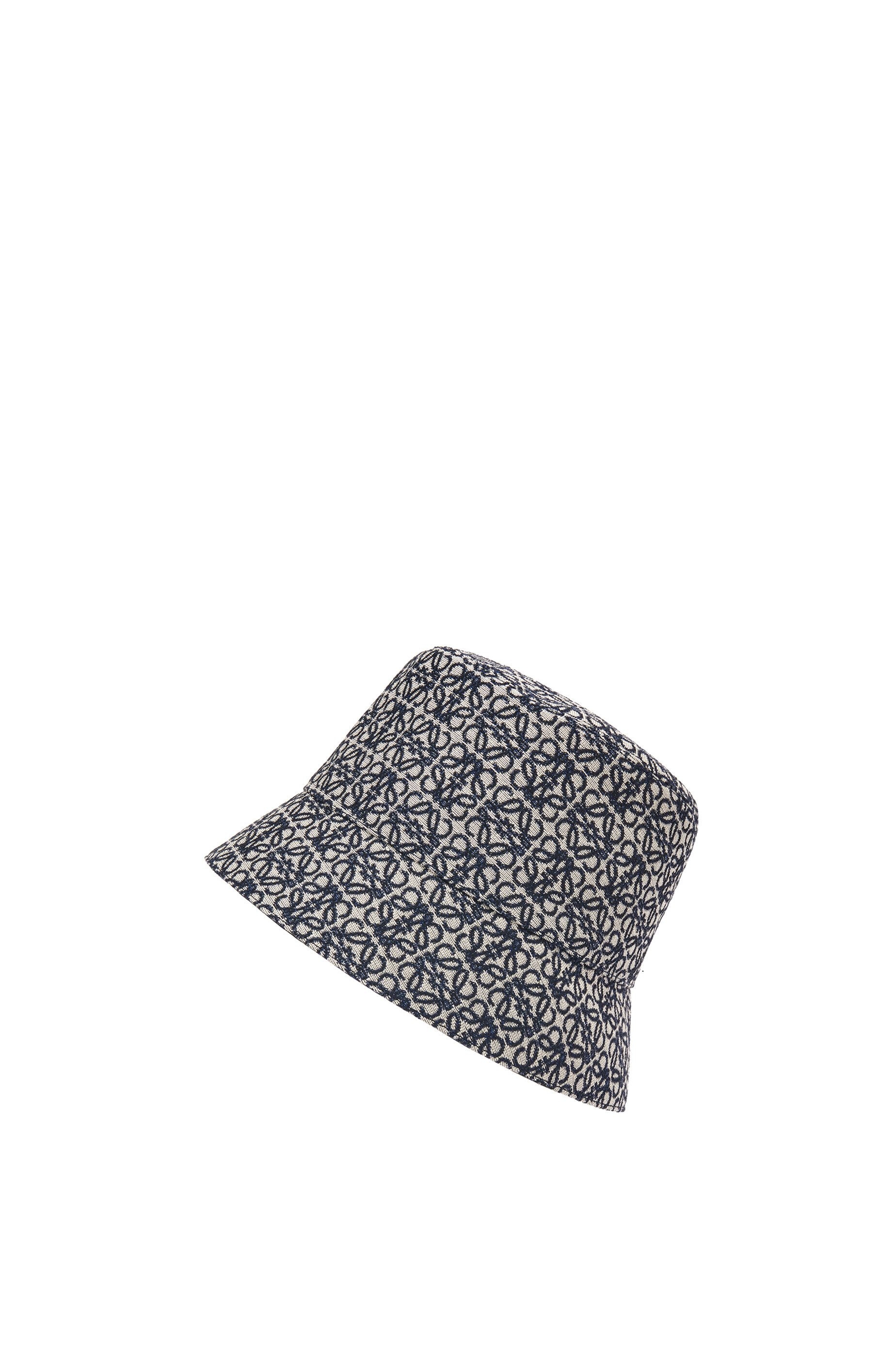 Reversible bucket hat in Anagram jacquard and nylon - 4